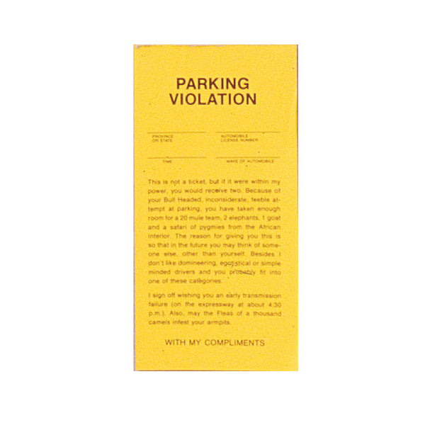 Novelty Parking Violations
