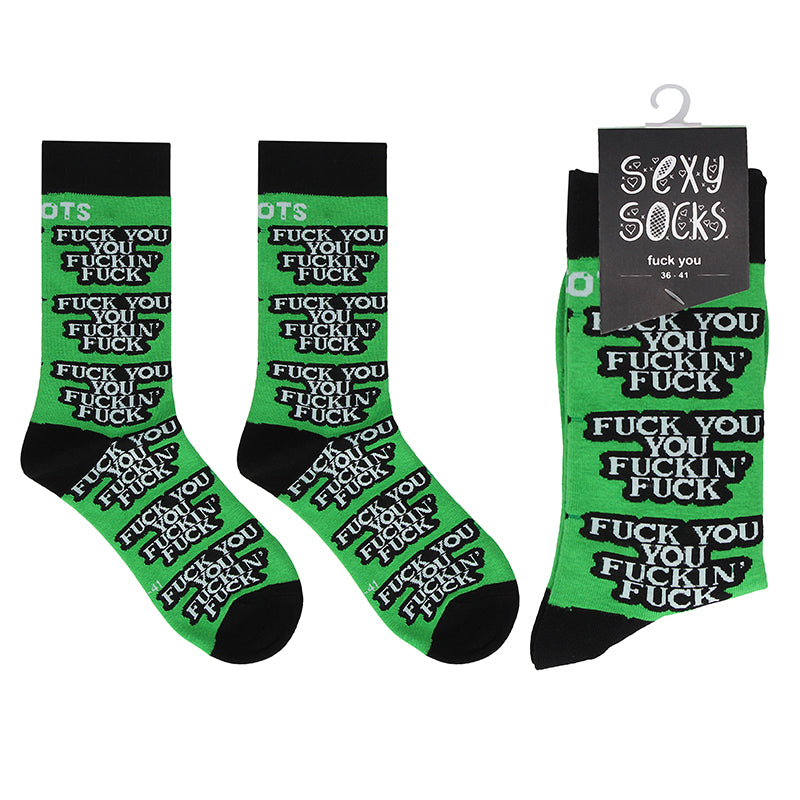 Shots Sexy Socks Fuck You S/M