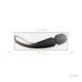 LELO SMART WAND 2 Large Rechargeable Wand Vibrator Black Rechargeable Wand Massager