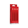 Ouch Teasing Wax Candles Paraffin 4-Pack Red