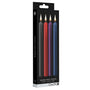 Ouch! Large Teasing Wax Candles Paraffin Assorted Colors 4-Pack