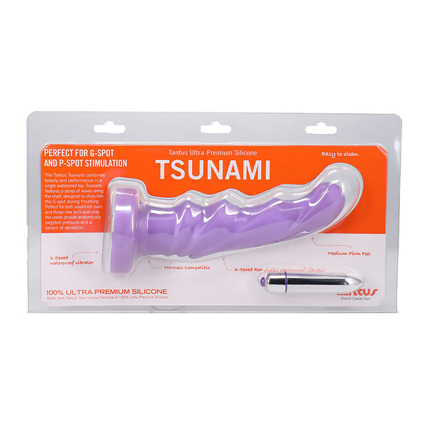 Tantus Tsunami Vibrating Light Lavender