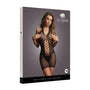 Shots Le Desir Peek-A-Boo Fishnet Dress Black O/S