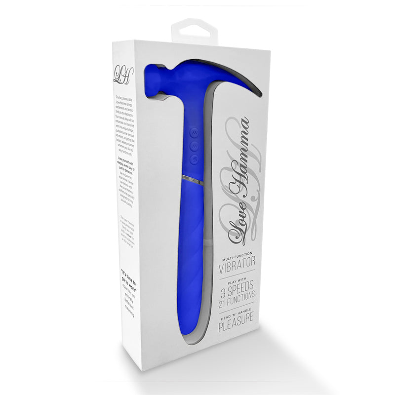 Love Hamma Blue Round Vibrator