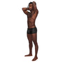 Male Power Sneak Peek Mini Short Black Large