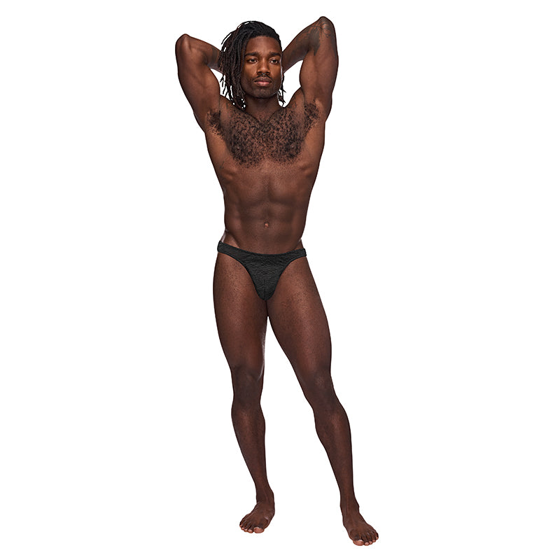 Male Power Sneak Peek Bong Thong Black S/M