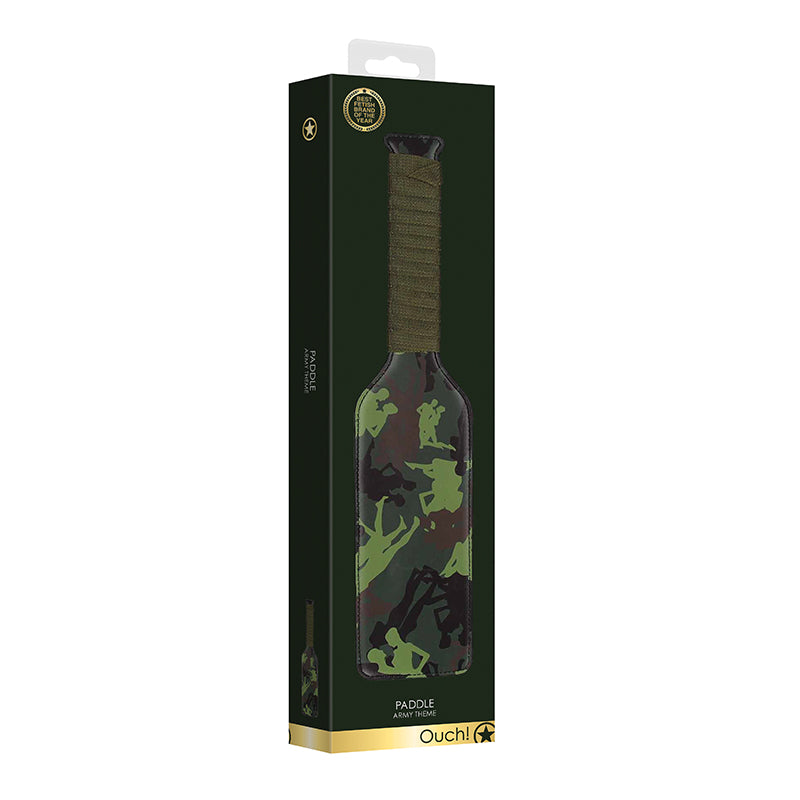 Ouch! Army Theme Paddle Green Camo