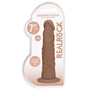 RealRock Realistic 7 in. Dildo With Suction Cup Tan