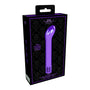 Shots Royal Gems Jewel Rechargeable Curved ABS Bullet Vibrator Purple