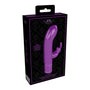 Shots Royal Gems Dazzling Rechargeable Silicone Miniature Rabbit Vibrator Purple
