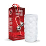 Naughty List Gift Let's Jingle Those Balls Tight Textured Stroker W/Storage Bag