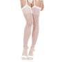 Coquette Sheer Stockings White O/S