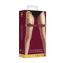 Ouch! Halo Ringed Thigh Restraint Cuffs Burgundy