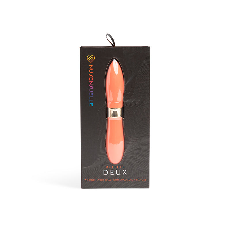 Nu Sensuelle Double Ended Deux Bullet Coral