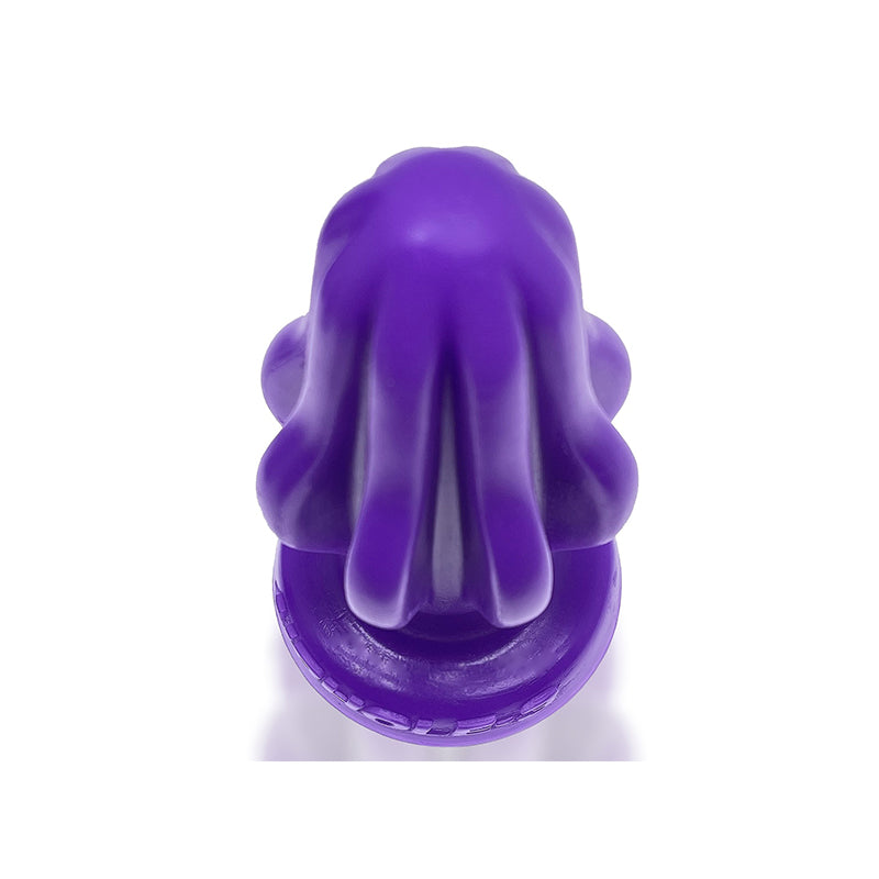 Oxballs Airhole-3 Finned Buttplug Silicone Large Eggplant
