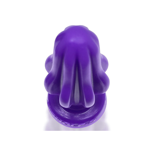 Oxballs Airhole-3 Finned Buttplug Silicone Large Eggplant
