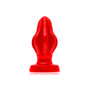 Oxballs Airhole-FF Finned Buttplug Silicone Red
