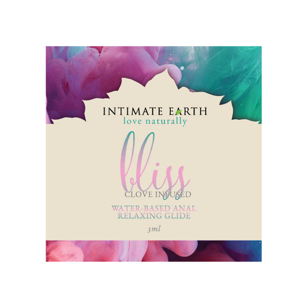 Intimate Earth Bliss Anal Relaxing Waterbased Glide 3 ml/0.10 oz/0.10 oz Foil