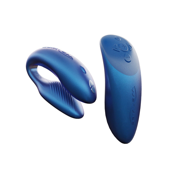 We-Vibe Chorus Rechargeable Remote-Controlled Silicone Couples Vibrator Cosmic Blue