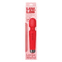 Luv Inc Lw96 Large Wand Rechargeable Flexible Silicone Vibrator Red