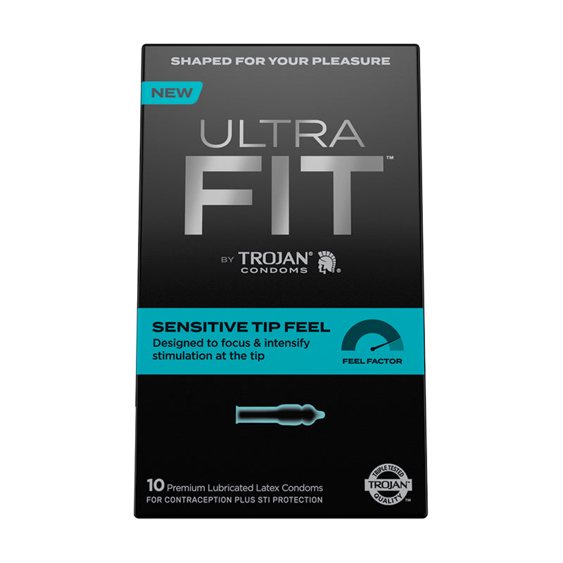 Trojan Ultrafit Sensitive Tip Feel 10 ct.