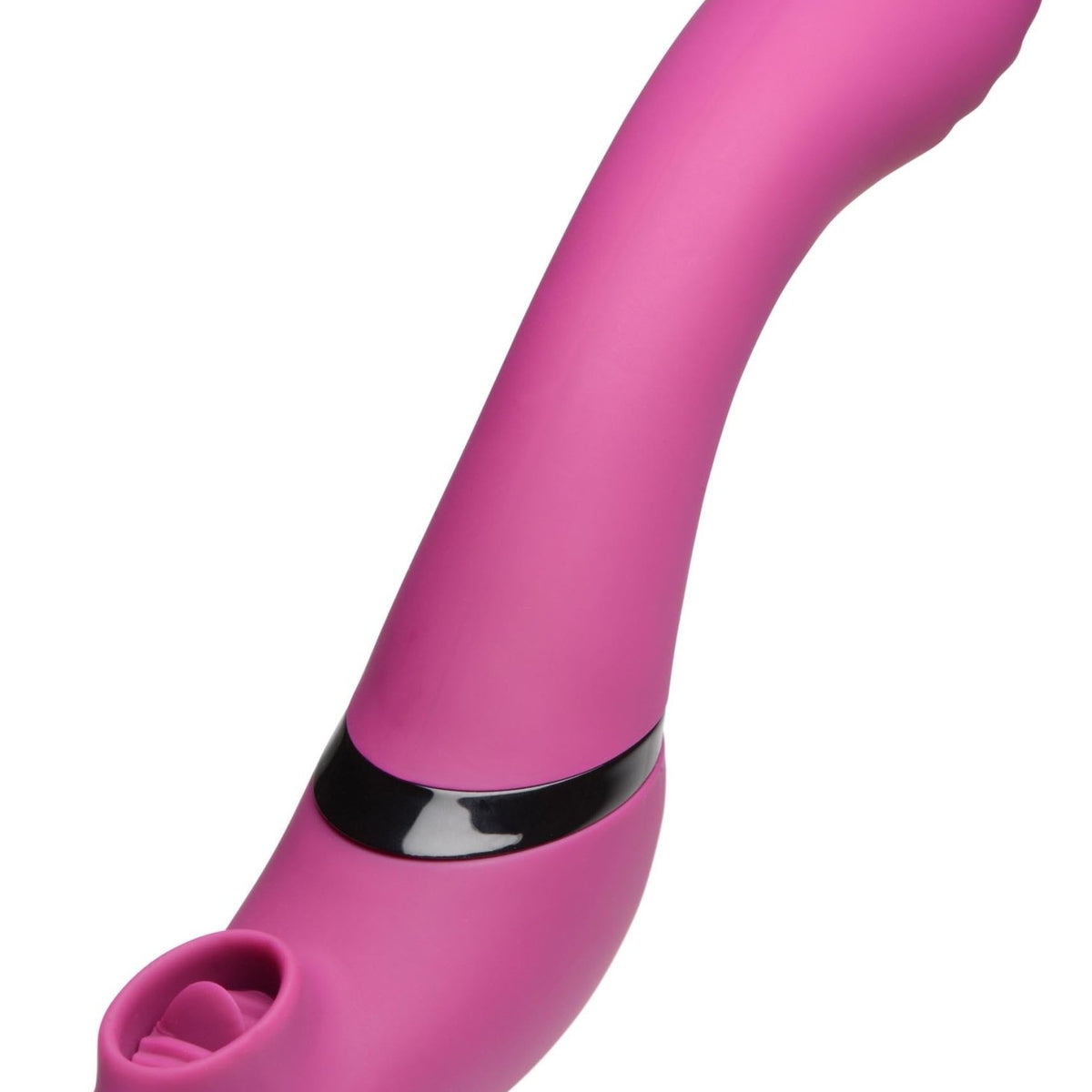 7X 180 Degree Rotating Silicone Swivel Licking Vibrator - Royal Sins