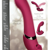 7X 180 Degree Rotating Silicone Swivel Licking Vibrator - Royal Sins