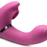 7X 180 Degree Rotating Silicone Swivel Licking Vibrator - Royal Sins