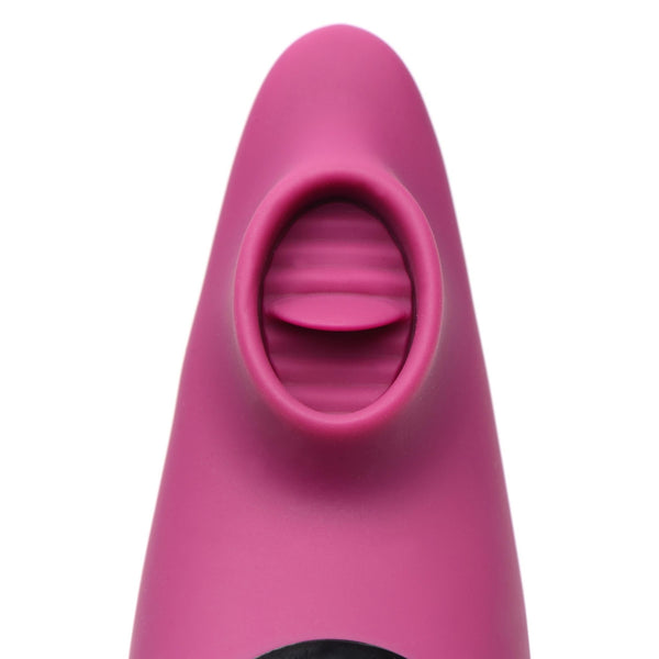 7X 180 Degree Rotating Silicone Swivel Licking Vibrator - Royal Sins