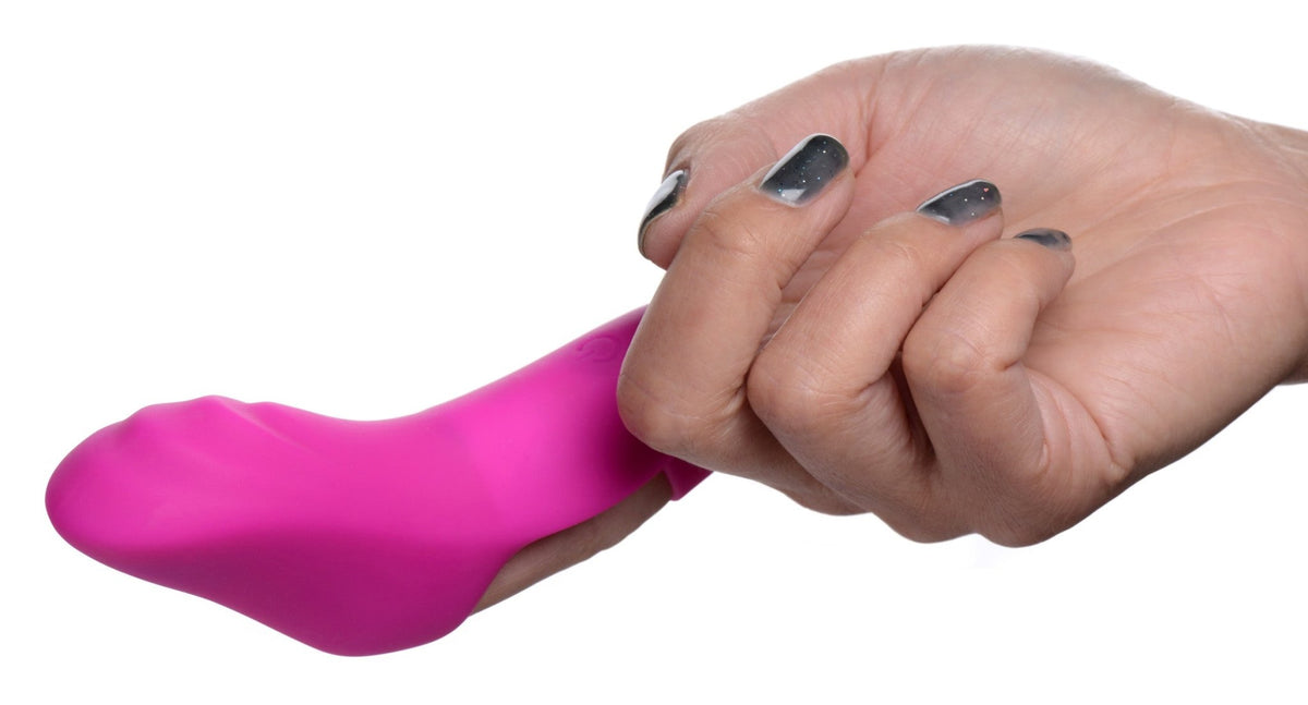 7X Finger Bang Her Pro Silicone Vibrator - Pink - Royal Sins