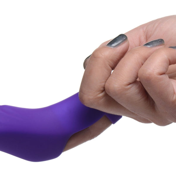 7X Finger Bang Her Pro Silicone Vibrator - Purple - Royal Sins