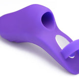 7X Finger Bang Her Pro Silicone Vibrator - Purple - Royal Sins