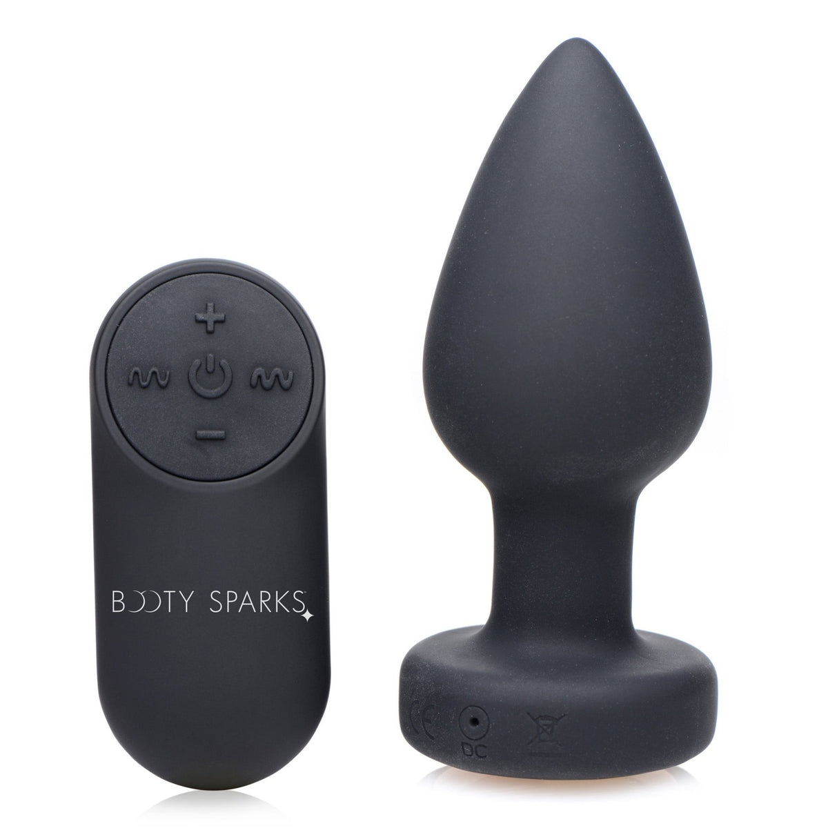 7X Light Up Rechargeable Anal Plug - Medium - Royal Sins