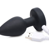 7X Light Up Rechargeable Anal Plug - Small - Royal Sins