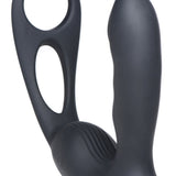 7X P - Strap Milking and Vibrating Prostate Stimulator with Cock and Ball Harness - Royal Sins