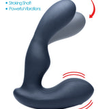 7X P - Stroke Silicone Prostate Stimulator with Stroking Shaft - Royal Sins