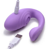 7X Pulse Pro Pulsating and Clit Stimulating Vibrator with Remote Control - Royal Sins