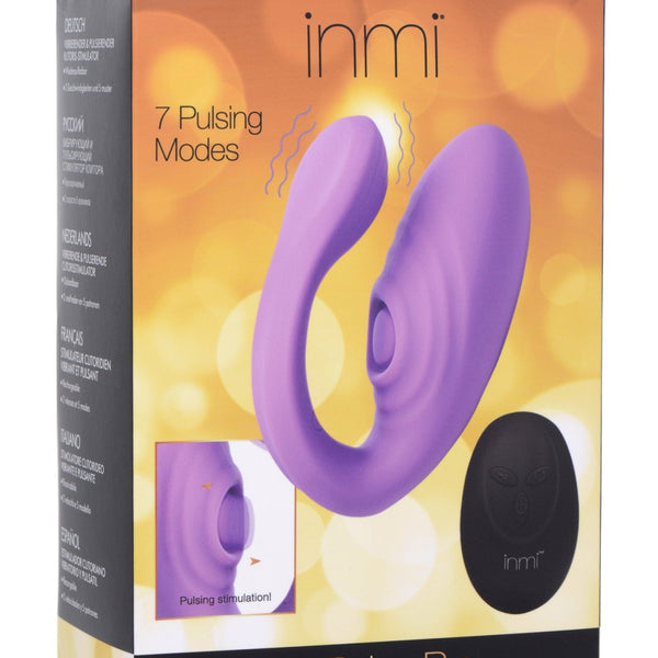 7X Pulse Pro Pulsating and Clit Stimulating Vibrator with Remote Control - Royal Sins