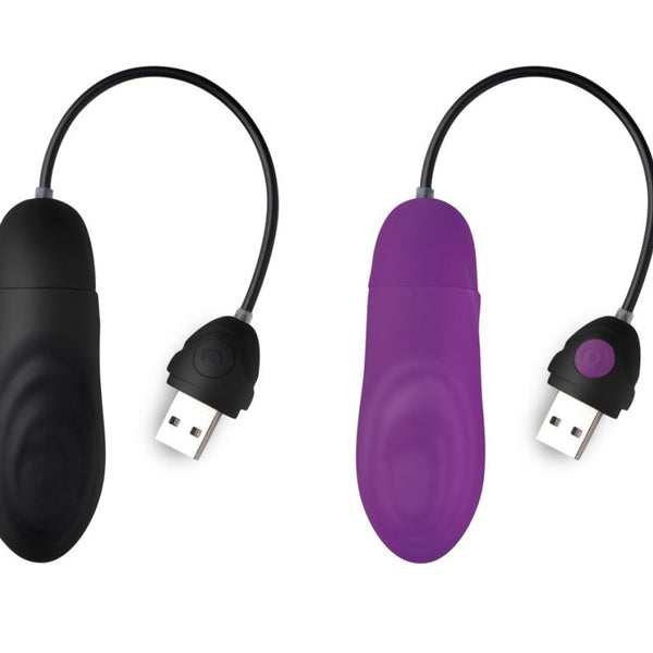 7X Pulsing Rechargeable Silicone Vibrator - Black - Royal Sins