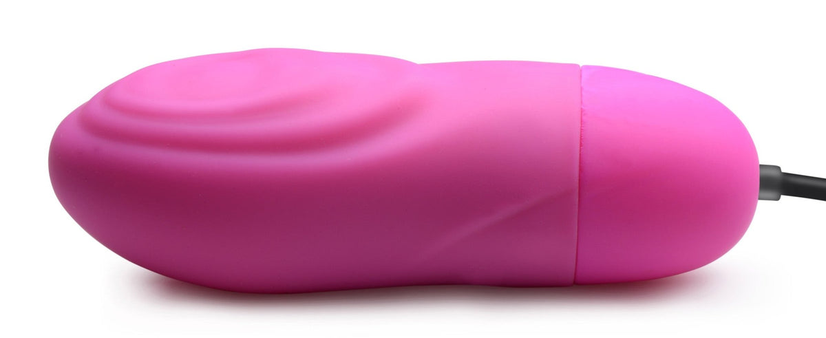 7X Pulsing Rechargeable Silicone Vibrator - Pink - Royal Sins