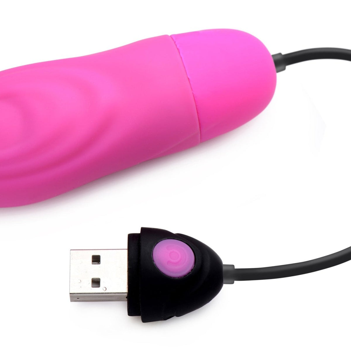 7X Pulsing Rechargeable Silicone Vibrator - Pink - Royal Sins