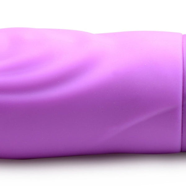 7X Pulsing Rechargeable Silicone Vibrator - Purple - Royal Sins