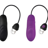 7X Pulsing Rechargeable Silicone Vibrator - Purple - Royal Sins