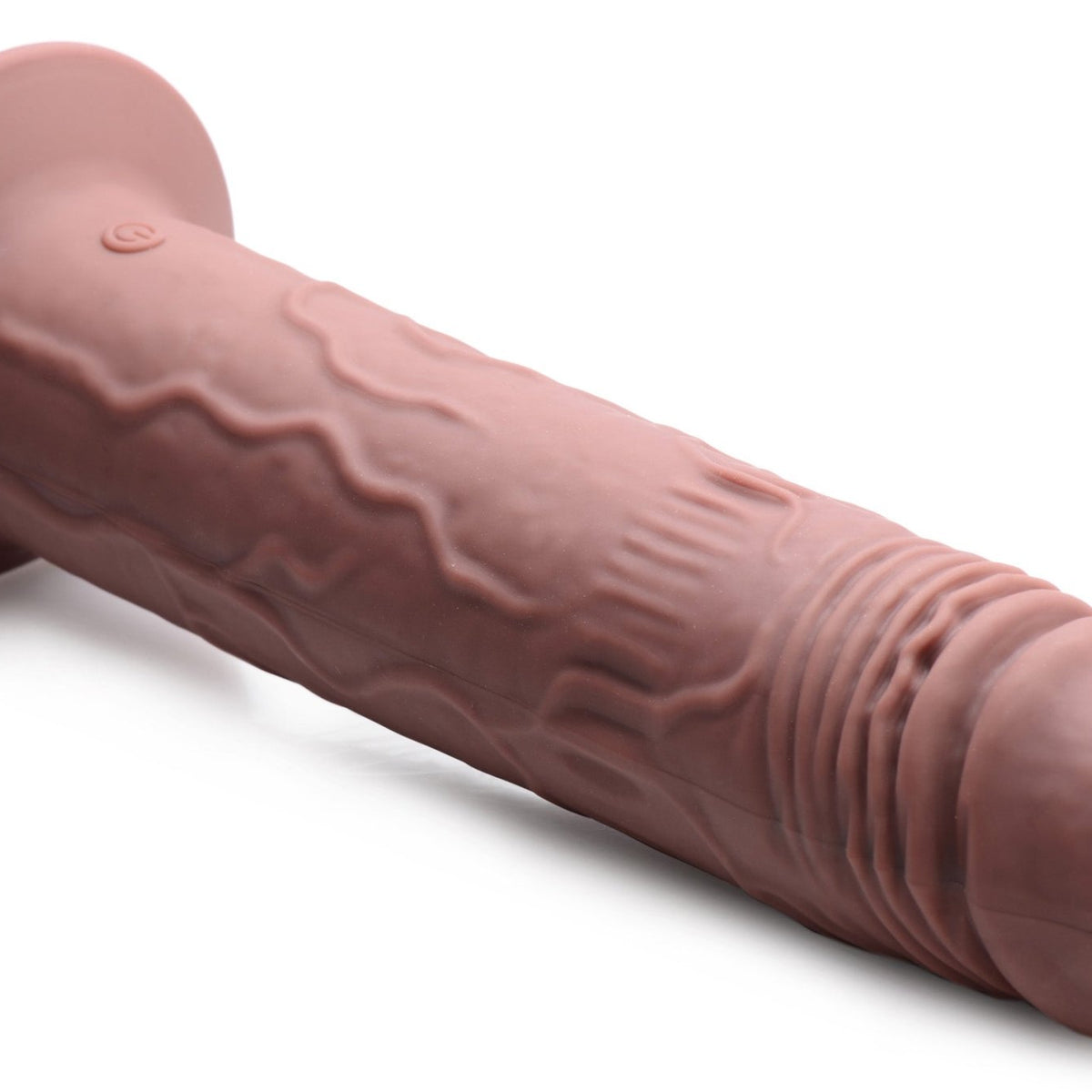 7X Remote Control Vibrating and Thumping Dildo - Dark - Royal Sins