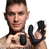 7X Silicone Prostate Plug with Ball Stretcher and Remote - Royal Sins