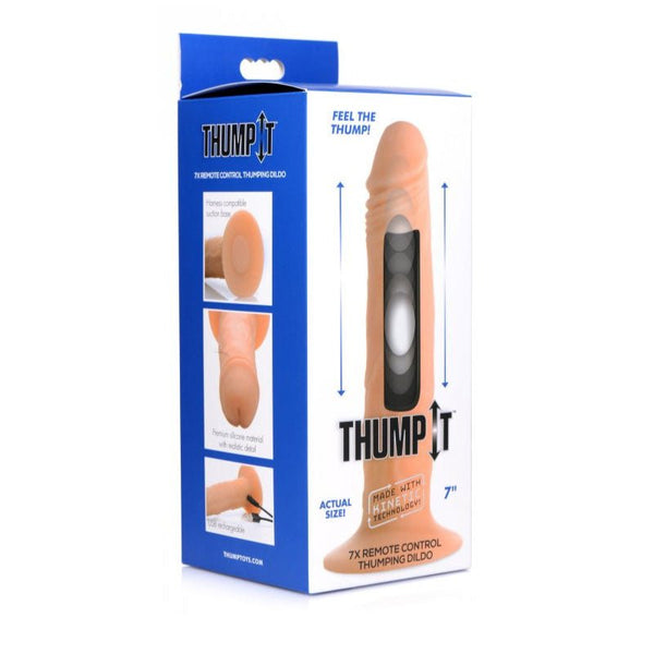 7X Thumping 7 Inch Dildo - Royal Sins