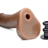 8 Inch Cock Lock Brown Dildo - Royal Sins