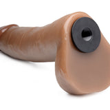 8 Inch Cock Lock Brown Dildo - Royal Sins