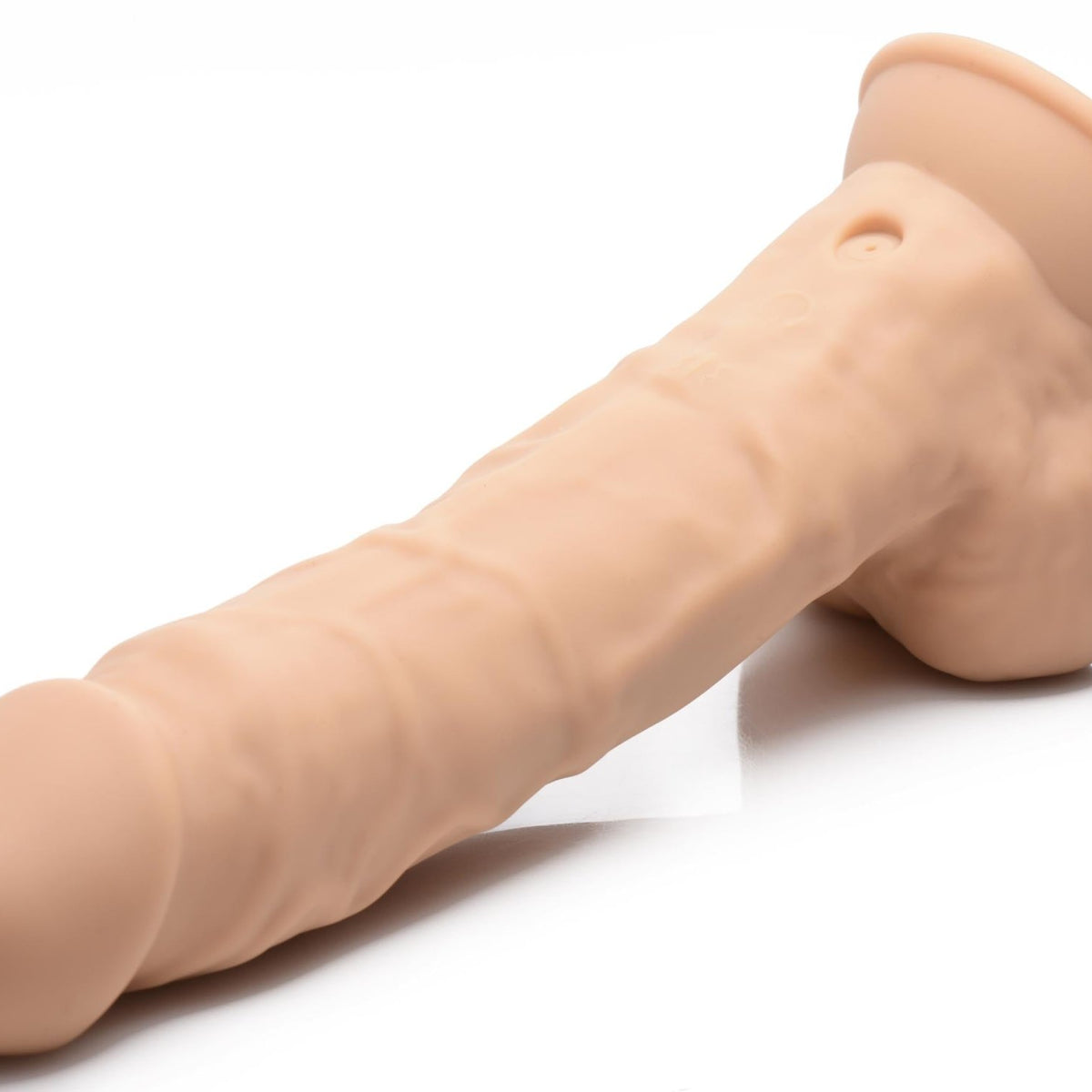 8 Inch Silexpan Hypoallergenic Silicone Vibrating Dildo - Medium - Royal Sins