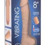 8 Inch Silexpan Hypoallergenic Silicone Vibrating Dildo - Medium - Royal Sins